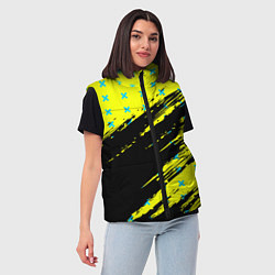 Женский жилет Гранж в стиле аниме Киберпанк, цвет: 3D-светло-серый — фото 2