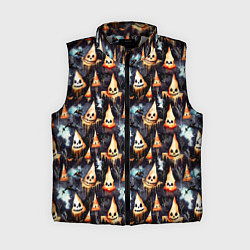 Женский жилет Акварельные приведения, цвет: 3D-светло-серый