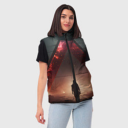 Женский жилет Арка, цвет: 3D-черный — фото 2