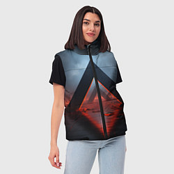 Женский жилет Дорога абстракций, цвет: 3D-светло-серый — фото 2