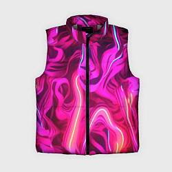 Женский жилет Pink neon abstract