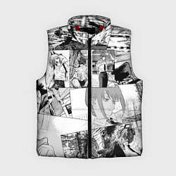 Женский жилет Человек Бензопила манга, цвет: 3D-красный