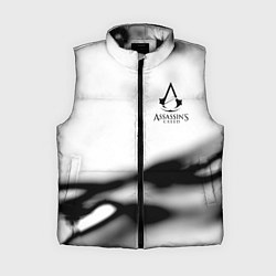 Женский жилет Assassins Creed logo texture, цвет: 3D-черный