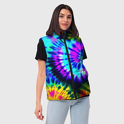 Женский жилет Abstraction colorful composition, цвет: 3D-светло-серый — фото 2