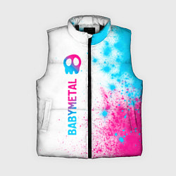 Женский жилет Babymetal neon gradient style: по-вертикали, цвет: 3D-черный