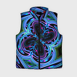 Женский жилет Абстракция neon, цвет: 3D-красный