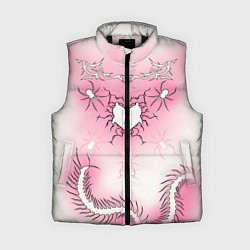 Женский жилет Сердце сколопендры, цвет: 3D-черный
