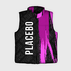 Женский жилет Placebo rock legends по-вертикали, цвет: 3D-черный