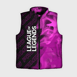 Женский жилет League of Legends pro gaming по-вертикали, цвет: 3D-черный