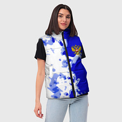 Женский жилет Россия спортивная коллекция 2023, цвет: 3D-красный — фото 2
