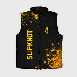Женский жилет Slipknot - gold gradient вертикально, цвет: 3D-черный