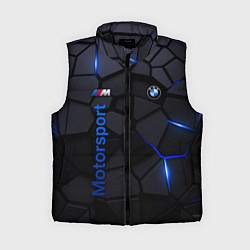 Женский жилет BMW - плиты с эффектом свечения, цвет: 3D-черный