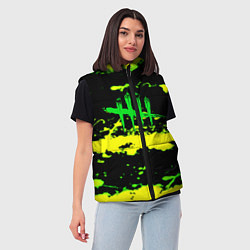 Женский жилет Dead by daylight кислота, цвет: 3D-светло-серый — фото 2