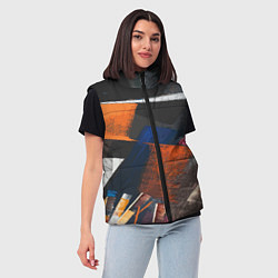 Женский жилет Меловая симфония, цвет: 3D-светло-серый — фото 2