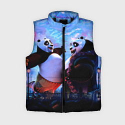 Женский жилет Кунг-фу Панда Friend, цвет: 3D-черный