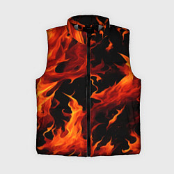 Женский жилет Пламя в темноте