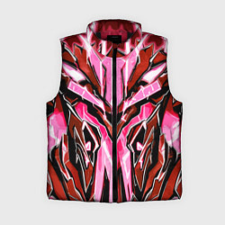 Женский жилет Розовый кибер доспех, цвет: 3D-черный