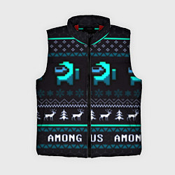 Женский жилет Among us зима олени