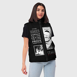 Женский жилет Commandments of Carthenon Temple, цвет: 3D-черный — фото 2