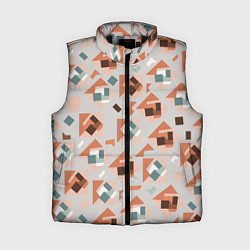 Женский жилет Геометрические фигуры: абстракция, цвет: 3D-черный