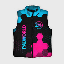 Женский жилет Palworld - neon gradient вертикально