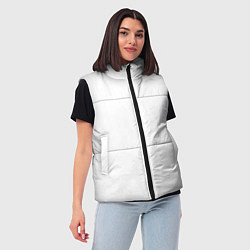 Женский жилет Крылья ангельские, цвет: 3D-черный — фото 2