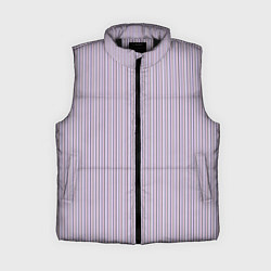 Женский жилет Тонкие полосы сиреневый