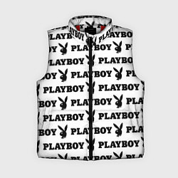 Женский жилет Зайчик плейбой паттерн, цвет: 3D-красный