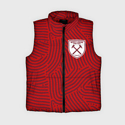 Женский жилет West Ham отпечатки