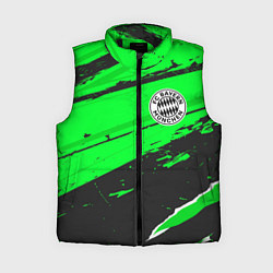 Женский жилет Bayern sport green, цвет: 3D-черный