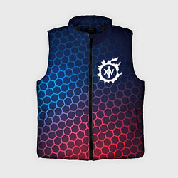 Женский жилет Final Fantasy неоновые соты