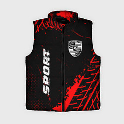 Женский жилет Porsche red sport tires