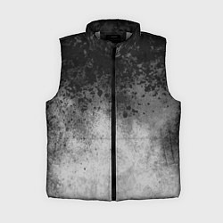 Женский жилет Абстракция - серые чернила, цвет: 3D-светло-серый