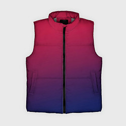 Женский жилет Gradient red-blue, цвет: 3D-светло-серый