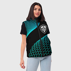 Женский жилет Leeds United football net, цвет: 3D-черный — фото 2