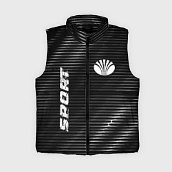 Женский жилет Daewoo sport metal, цвет: 3D-черный