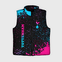 Женский жилет Tottenham - neon gradient вертикально, цвет: 3D-черный