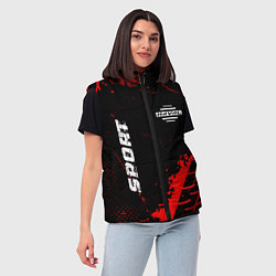 Женский жилет Haval red sport tires, цвет: 3D-черный — фото 2