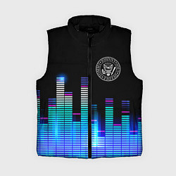 Женский жилет Ramones эквалайзер, цвет: 3D-черный