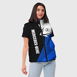 Женский жилет Мерседес - синяя униформа, цвет: 3D-светло-серый — фото 2