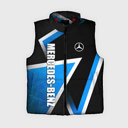 Женский жилет Mercedes - blue metal, цвет: 3D-красный