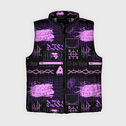 Женский жилет Underground pattern color, цвет: 3D-светло-серый
