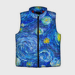 Женский жилет Мазки ван гога, цвет: 3D-красный