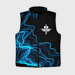 Женский жилет Manowar sound wave, цвет: 3D-черный