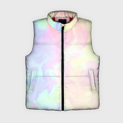 Женский жилет Светлые краски тай-дай, цвет: 3D-красный