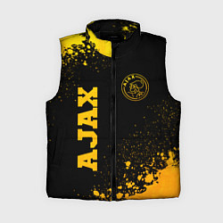 Женский жилет Ajax - gold gradient вертикально