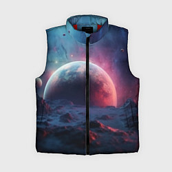 Женский жилет Фантастика космос и планета