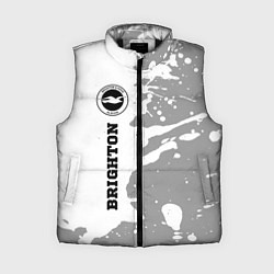 Женский жилет Brighton sport на светлом фоне по-вертикали, цвет: 3D-черный