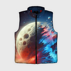 Женский жилет Разрыв космического тела - нейросеть, цвет: 3D-красный
