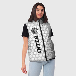 Женский жилет Inter sport на светлом фоне по-вертикали, цвет: 3D-черный — фото 2